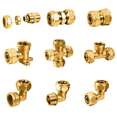 Adaptador macho de cobre